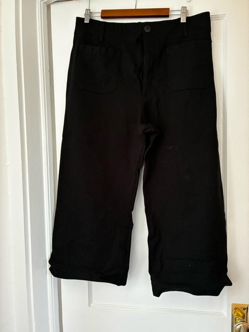 Anthropologie Maeve Collette Wide-Leg Cropped Pants